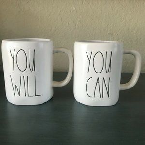 Rae Dunn Mugs You Can You Will Set Inspiration